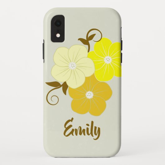 illustratie Floral Case-Mate iPhone Case (Achterkant)