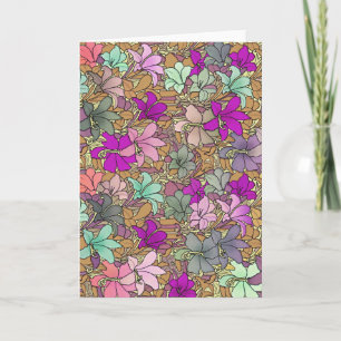 illustratie Floral Pattern Kaart