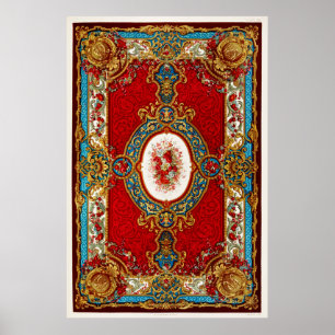  illustratie Floral Pattern Poster