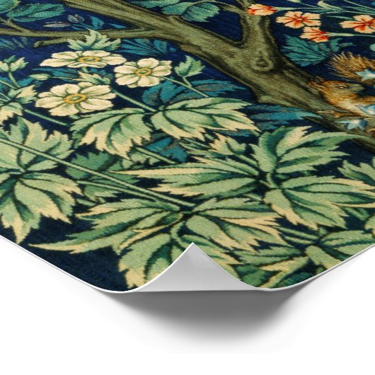  illustratie Floral Pattern Poster (Hoek)