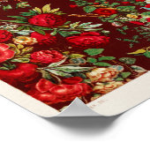  illustratie Floral Pattern Poster (Hoek)