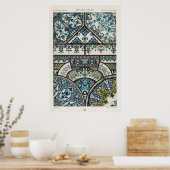  illustratie Floral Pattern Poster (Keuken)