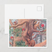  illustratie Forest Children Elsa Beskow Briefkaart (Voorkant / Achterkant)