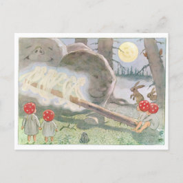 illustratie Forest Children Elsa Beskow Briefkaart