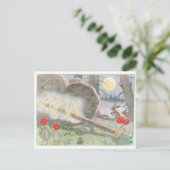 illustratie Forest Children Elsa Beskow Briefkaart (Staand voorkant)