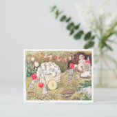 illustratie Forest Children Elsa Beskow Briefkaart (Staand voorkant)