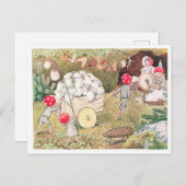 illustratie Forest Children Elsa Beskow Briefkaart (Voorkant / Achterkant)