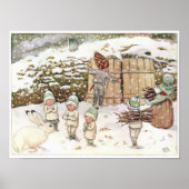 illustratie Forest Children Elsa Beskow Poster (Voorkant)