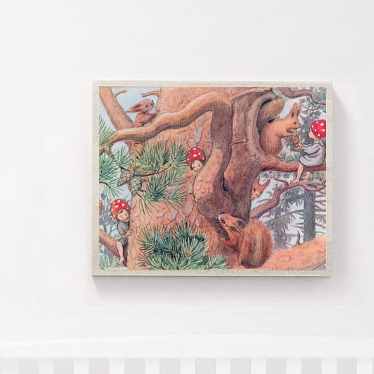  illustratie Forest Children Elsa Beskow Poster