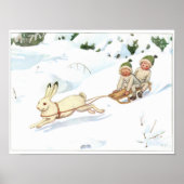  illustratie Forest Children Elsa Beskow Poster (Voorkant)