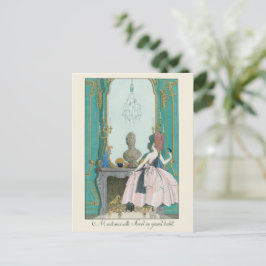 Illustratie Franse Mode George Barbier Briefkaart
