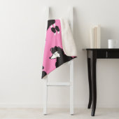 Illustratie  franse poedel naadloos patter sherpa deken (In situ)