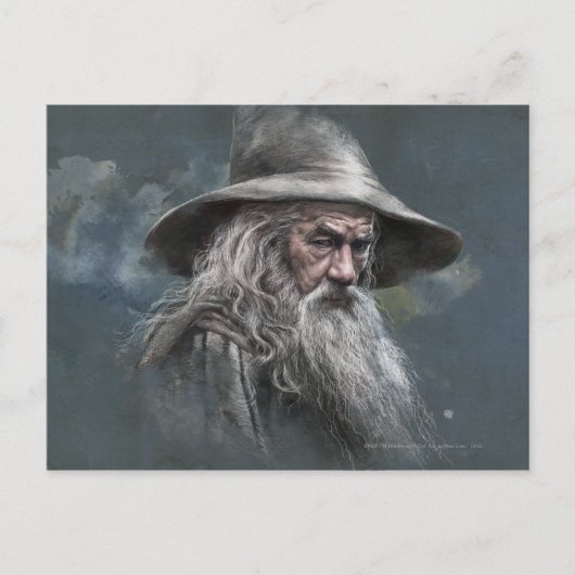Illustratie Gandalf Briefkaart (Voorkant)