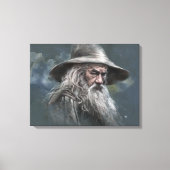 Illustratie Gandalf Canvas Afdruk (Voorkant)