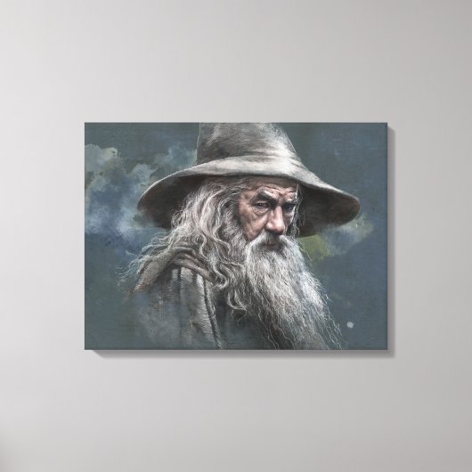 Illustratie Gandalf Canvas Afdruk (Voorkant)