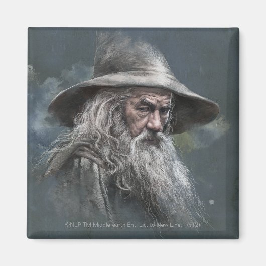 Illustratie Gandalf Magneet (Voorkant)