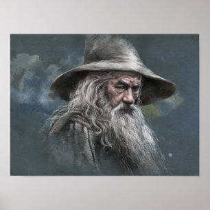 Illustratie Gandalf Poster