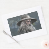 Illustratie Gandalf Rechthoekige Sticker (Envelop)