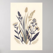 Illustratie gedempte Natuur Poster (Voorkant)