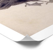  illustratie: Gemeenschappelijke scooter Poster (Hoek)