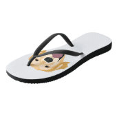 Illustratie Golden Retriever Teenslippers (Schuin)