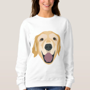 Illustratie Golden Retriever Trui