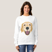 Illustratie Golden Retriever Trui (Voorkant volledig)