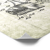  illustratie Golf Club uit de jaren 20 Poster (Hoek)