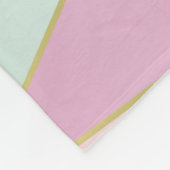 (illustratie) gouden achtergrond, abstracte arti fleece deken (Hoek)