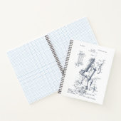 Illustratie grafiek microscoopafbeelding notitieboek (Binnen)