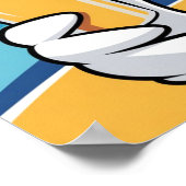 Illustratie Grappig Gekke Ganzensap Poster (Hoek)