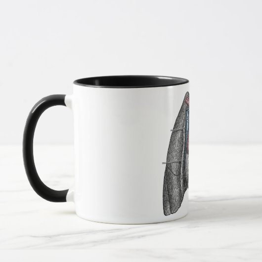  illustratie Gray's Anatomy Heart Lungs Mok (Links)