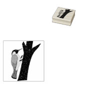 Illustratie Green Woodpecker Rubberstempel (Gestempeld)