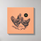  Illustratie Haan Monogram Canvas (Voorkant)