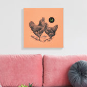  Illustratie Haan Monogram Canvas (Insitu (Woonkamer))