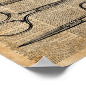  illustratie Hairdresser-schaar Poster (Hoek)