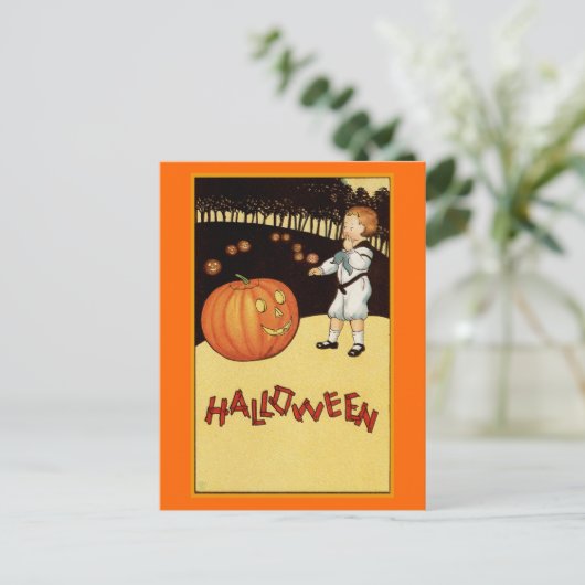  illustratie "Halloween" Briefkaart (Staand voorkant)