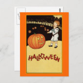  illustratie "Halloween" Briefkaart (Voorkant / Achterkant)