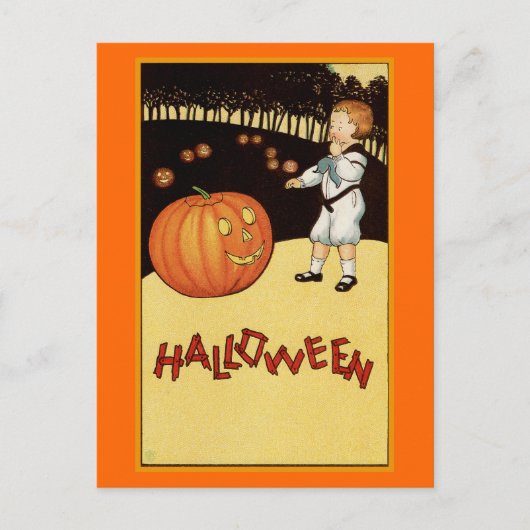  illustratie "Halloween" Briefkaart (Voorkant)