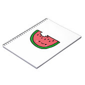 Illustratie handtekening watermeloen Cartoon Notitieboek (Linkerzijde)