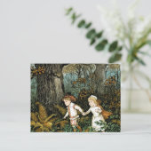 Illustratie Hansel en Gretel Briefkaart (Staand voorkant)