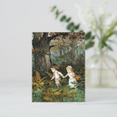 Illustratie Hansel en Gretel Briefkaart (Staand voorkant)