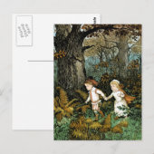 Illustratie Hansel en Gretel Briefkaart (Voorkant / Achterkant)