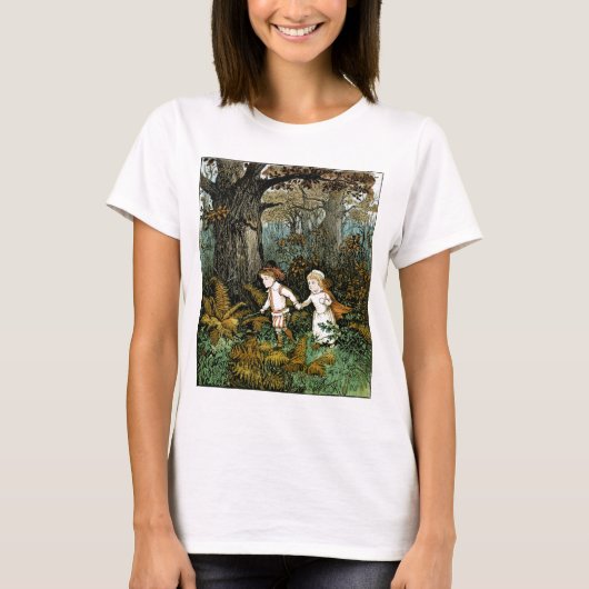Illustratie Hansel en Gretel T-shirt (Voorkant)