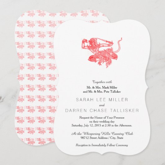  illustratie Hanuman Book Kaart (Voorkant / Achterkant)