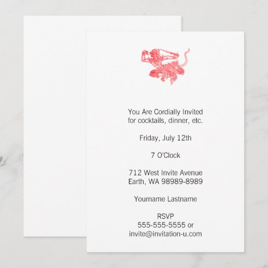  illustratie Hanuman Book Kaart (Voorkant / Achterkant)