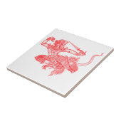  illustratie Hanuman Book Tegeltje (Zijkant)