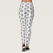 Illustratie hartdiagram KUSTACHTERGRONDKLEUR Leggings (Achterkant)