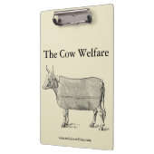 ILLUSTRATIE Het Klembord Koe Welfare (Links)