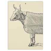 ILLUSTRATIE Het Klembord Koe Welfare (Achterkant)